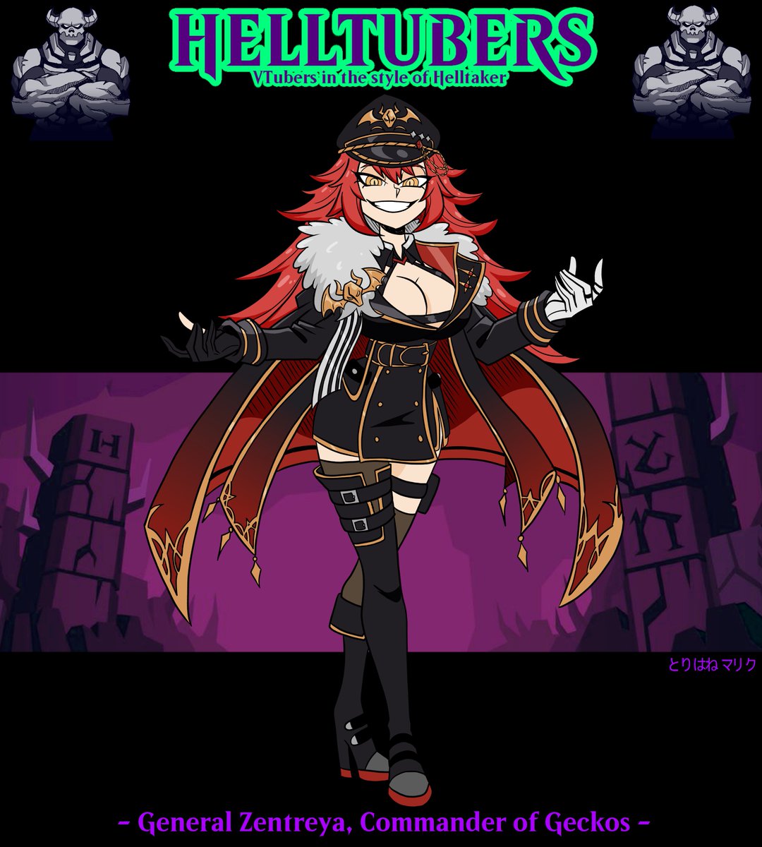 Malik_Torihane's tweet photo. IT'S A BIG ZENTREYA #HELLTUBERS POST!
Here's all 4 pieces of art I've done for @zentreya so far, now including her AWESOME GENERAL ZEN outift! Love Zentreya, her models are always a blast to draw. I love ya, ya big nerd.
#zentreya #zentreart https://t.co/v5paYp0kj1