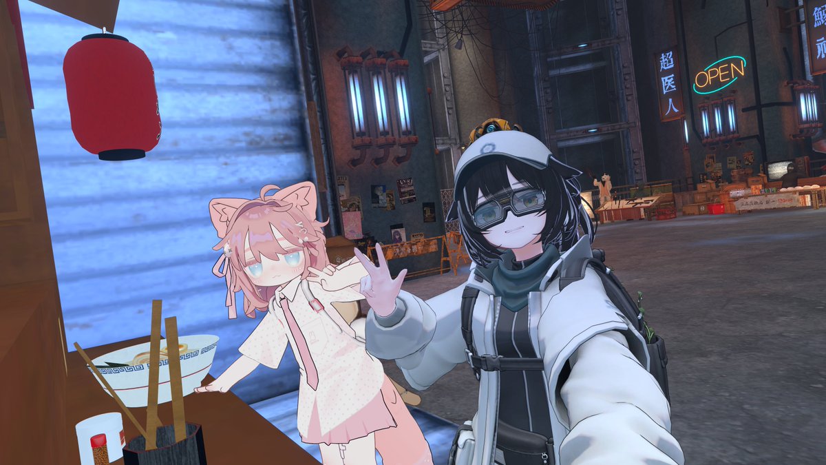 NeutaVR's tweet image. made a new friend #キプフェル #Vketはじまったな #VRCHAT #Kipfel