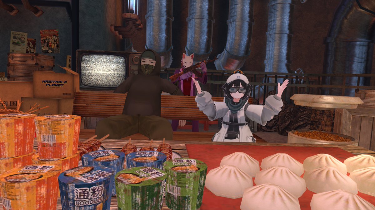 NeutaVR's tweet image. made a new friend #キプフェル #Vketはじまったな #VRCHAT #Kipfel