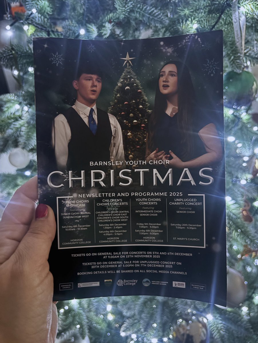The most joyous weekend of Barnsley Youth Choir <a href="/BarnsleyChoir/">Barnsley Youth Choir</a> Christmas concerts. The biggest congratulations and thank you to all involved. You all just get better and better. What a wonderful organisation to have in Barnsley 
🎄🎶💙