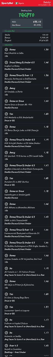 TGCPT0
200 odds special
Green Season sportybet.com/?shareCode=TGC…