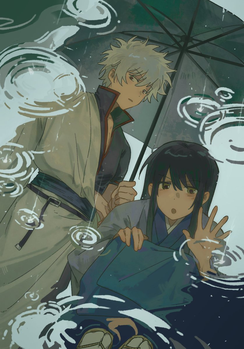 _uupa's tweet photo. 雨
调了两种色调，选不出来😖 https://t.co/o9t3icSmuG