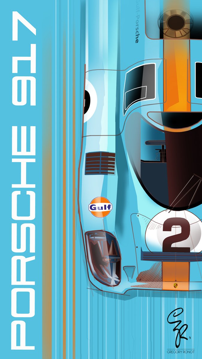 Porsche 917
GrégoryRonot©
#porsche #LM24 #F1 #dessin