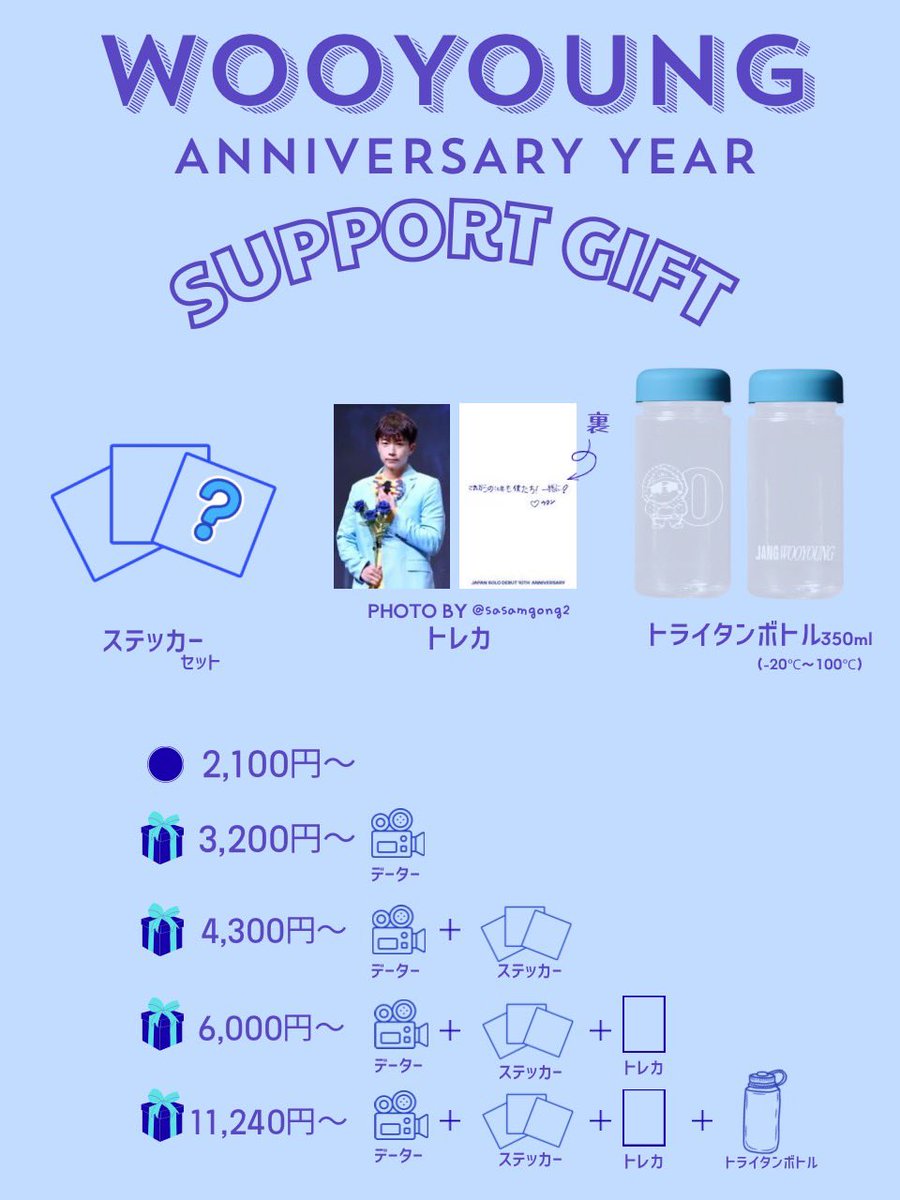 ［JPN］【※拡散をお願いいたします】

🎉𝗪𝗢𝗢𝗬𝗢𝗨𝗡𝗚 𝗔𝗡𝗡𝗜𝗩𝗘𝗥𝗦𝗔𝗥𝗬 𝗬𝗘𝗔𝗥 𝗦𝗨𝗣𝗣𝗢𝗥𝗧       　　　　　　　　　　　　　　　　　

☑️所属事務所承認済
ビジョン広告 クラウドファンディング
🩵💙🩵💙🩵💙🩵💙🩵💙🩵💙🩵

⚠️明日12月8日(月)までです!!