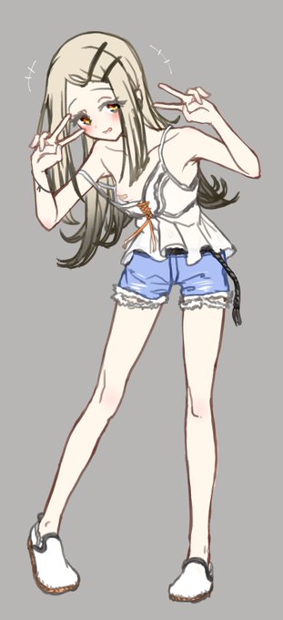 Pにカメラを向けらたので自慢げにポーズをとってるけど、見えてることに気が付いてない無防備な広です。 