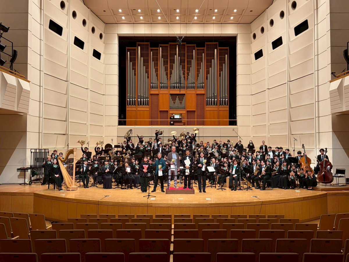 グリーン・タイ ウインド・アンサンブル後期演奏会終演いたしました🎶

ご来場頂いたお客様、配信を見てくださった方もありがとうございました！