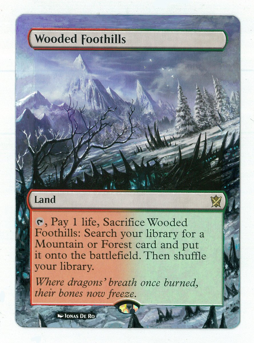 拡張アート 《樹木茂る山麓/Wooded Foothills》 ご依頼品です。 有難う