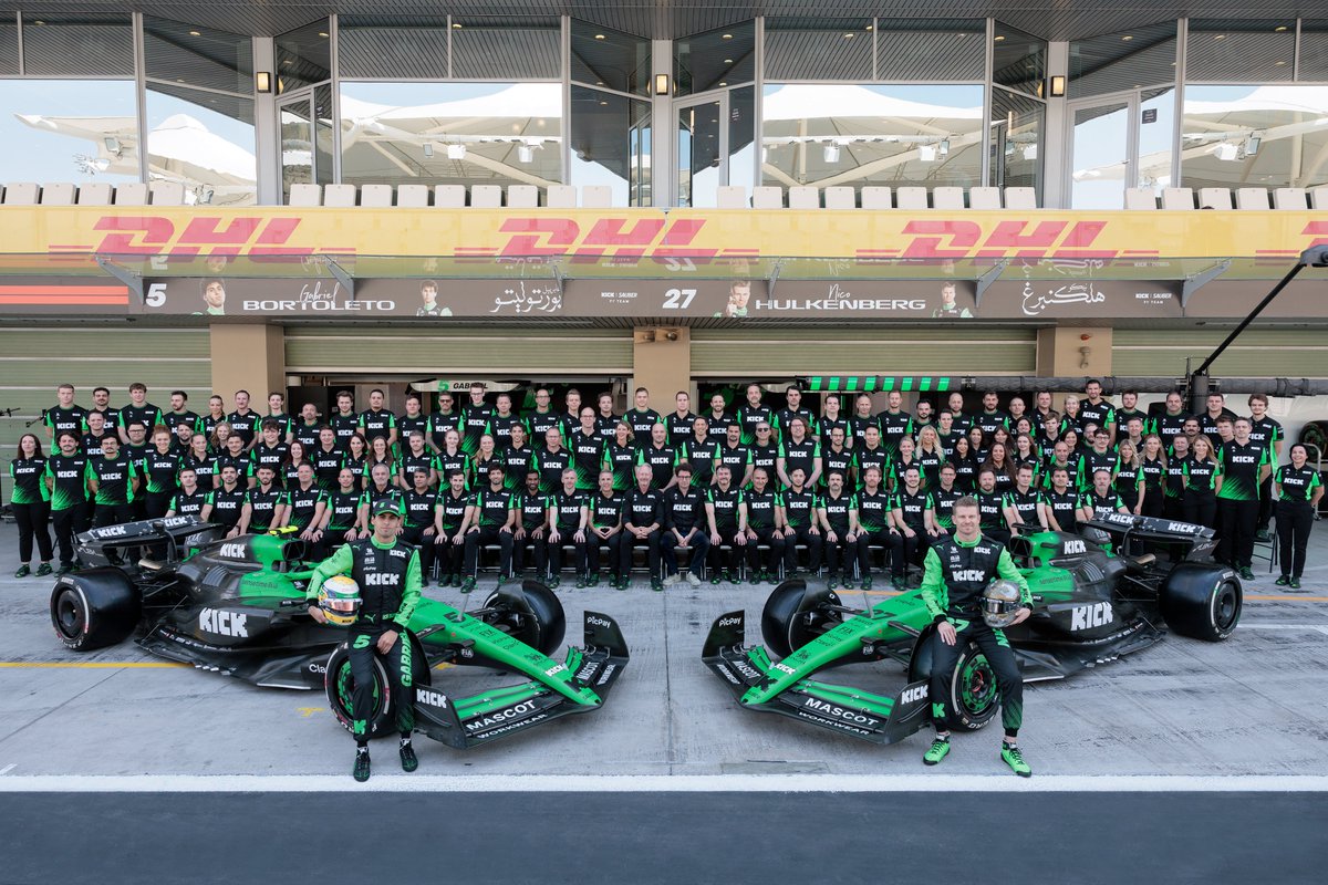 The final class of the Sauber era. One race to go 💚