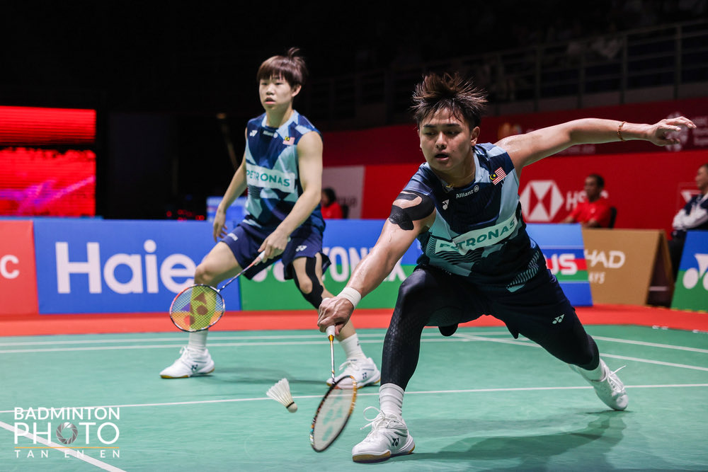 #GuwahatiMasters2025

MD | FINAL

#MAS 🇲🇾 Kang Khai Xing–Aaron Tai def. #IND 🇮🇳 Pruthvi Krishnamurthy Roy–Sai Pratheek K 1️⃣ 21–13 21–18

⏱️ 29m

Khai Xing–Aaron strike GOLD once again! Fresh off their strong run at the #SyedModiInternational2025 the duo clinch back-to-back titles