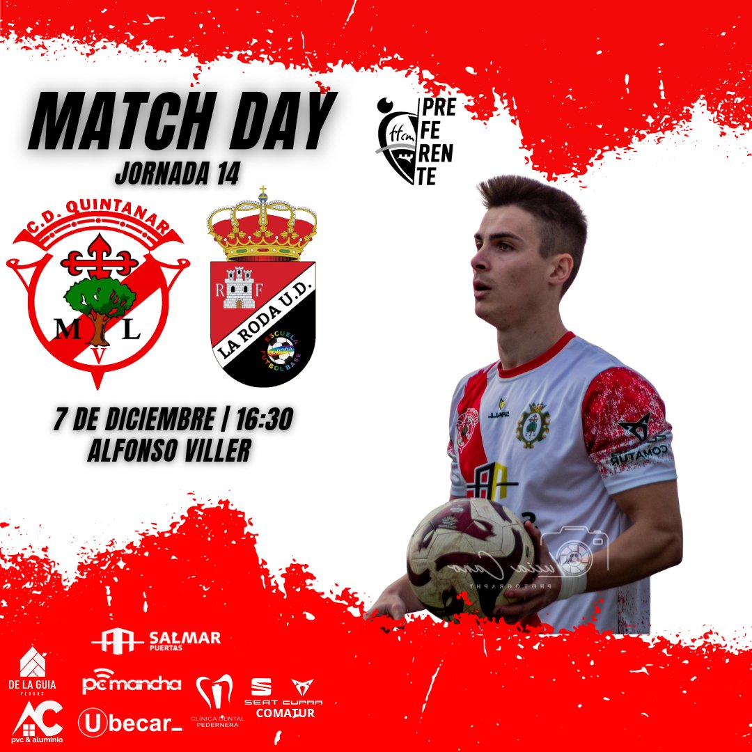 Match Day ⚽ ⚪🔴

🆚 @larodaud
⏱️16:30
🏟️ Alfonso Viller García 

🫵🏻 Ven, anima y disfruta del equipo de tu pueblo ⚪🔴
¡Juntos somos más fuertes!

#renacerunsentimiento