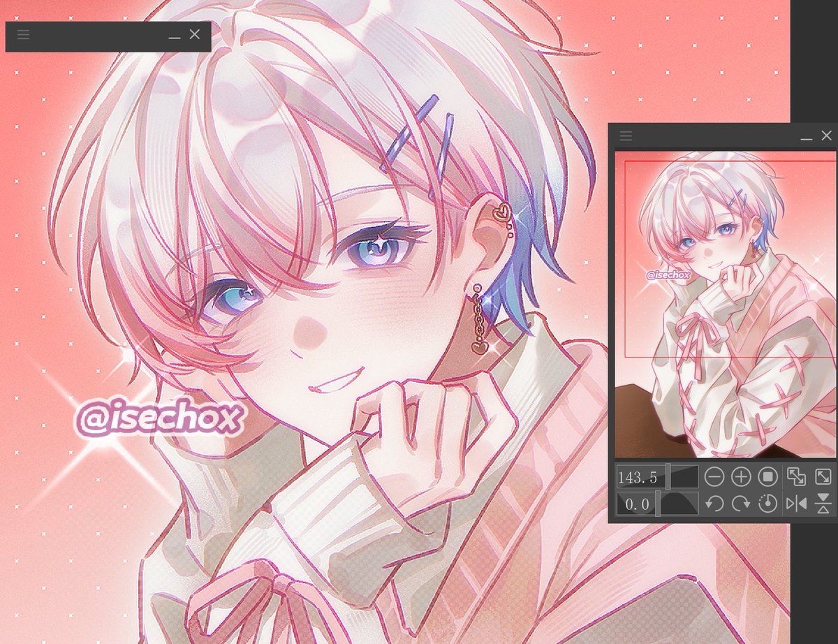Thanks for the CMS!!
🥺How is his face allow to be this cute...? Had a great time working on this one✨

 #VGencomm #commissionsopen