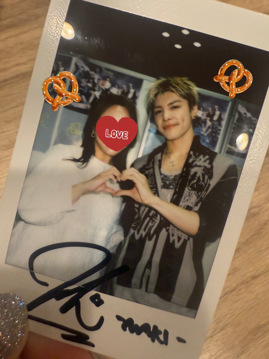 &TEAM andteam makestar チェキ　マキ　MAKI 今日、thanksチェキと個サと ハイタだったんだけど 本当にすっっっっ