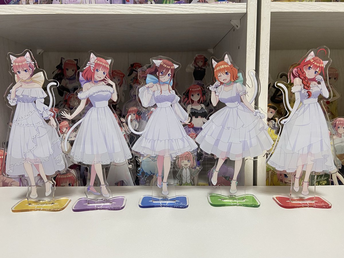 五等分の花嫁　in ヨドバシカメラ　アクリルスタンド　全種 TVスペシャルアニメ「五等分の花嫁＊」in ヨドバシカメラ✨ #五等分の花嫁