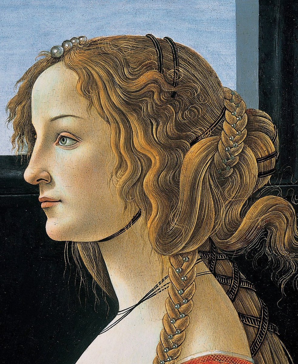 X_ArtGallery's tweet image. Sandro Botticelli - Simonetta Vespucci