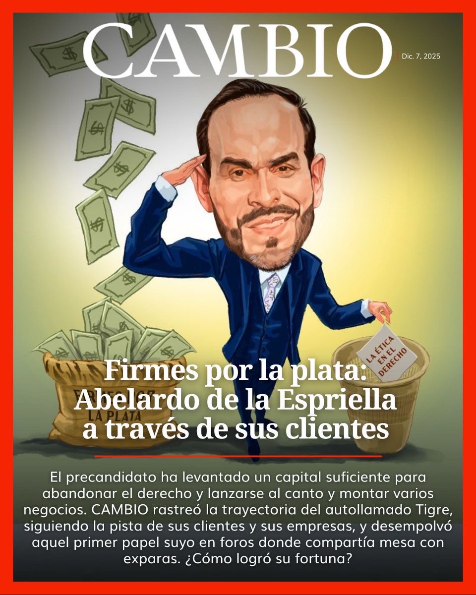 El precandidato Abelardo de la Espriella, señalado por la última encuesta como el principal rival de Iván Cepeda, ha levantado un capital suficiente para abandonar el derecho y lanzarse al canto y montar varios negocios. CAMBIO rastreó la trayectoria del autollamado Tigre,