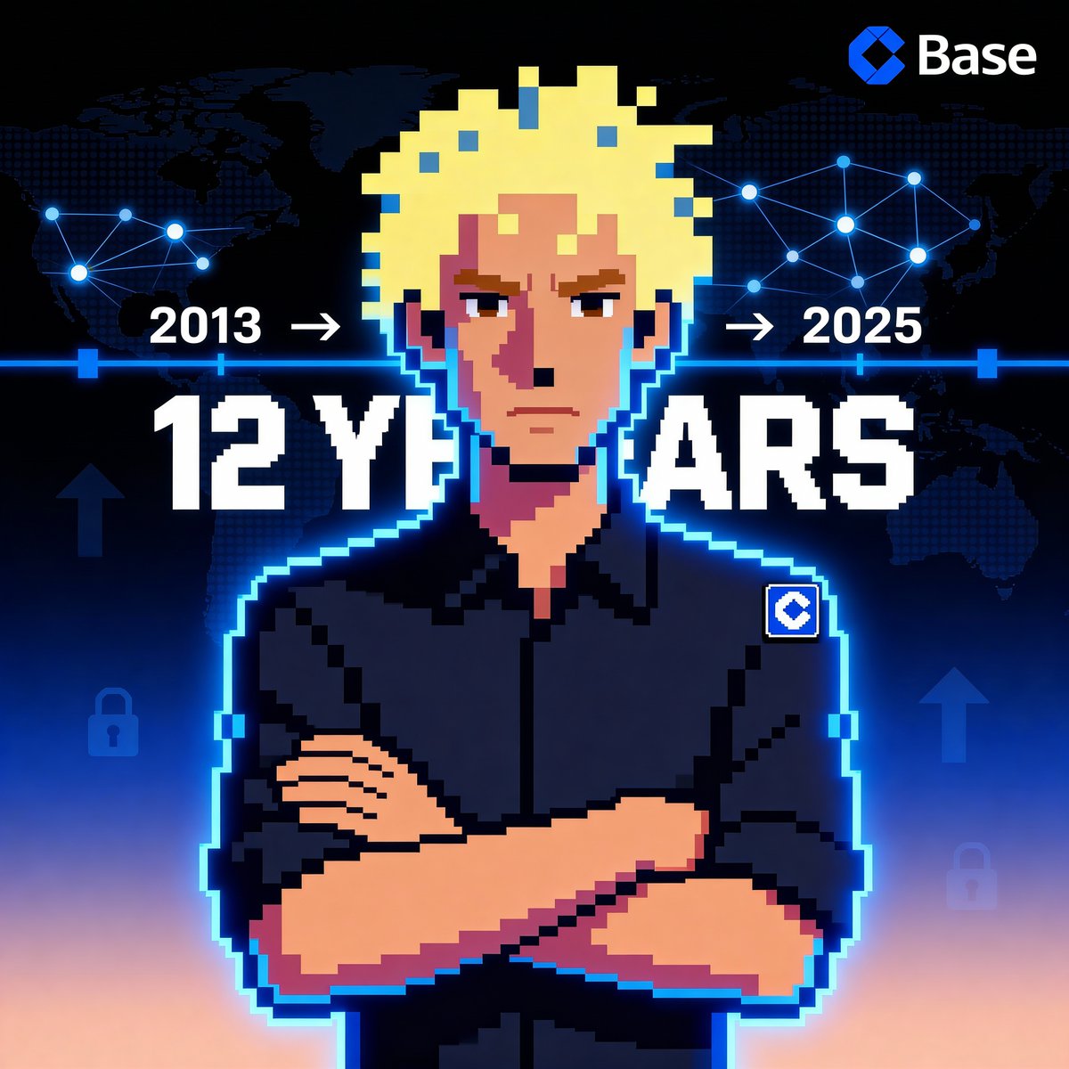 penzlyk_s's tweet image. Jesse Pollak just hit 12 years in crypto and he's not going anywhere.​
Head of Base at Coinbase says there's no mission bigger than building a global economy that boosts innovation and freedom.​
Zero fluff, zero promises — just real conviction.  #JessePollak