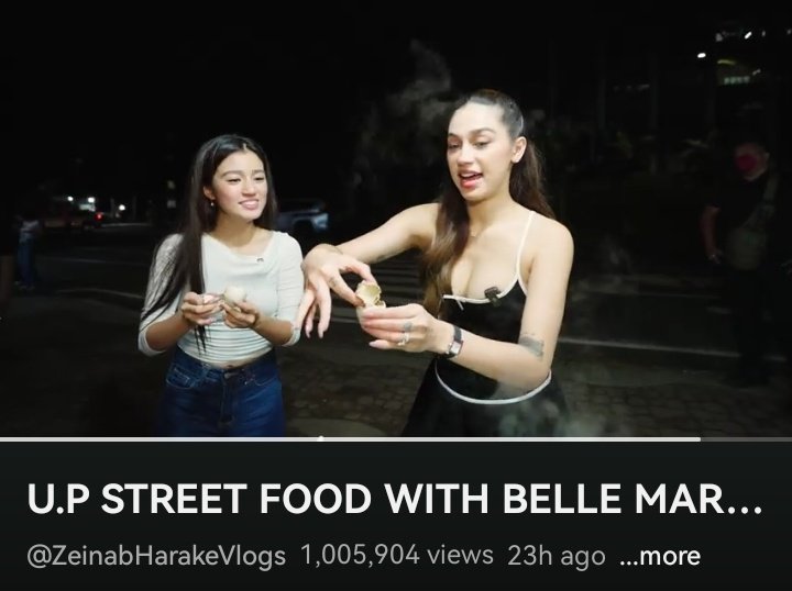 happy 1 million views belle ni donny and bel ni ray parks!! 🎉😍
#BelleMariano