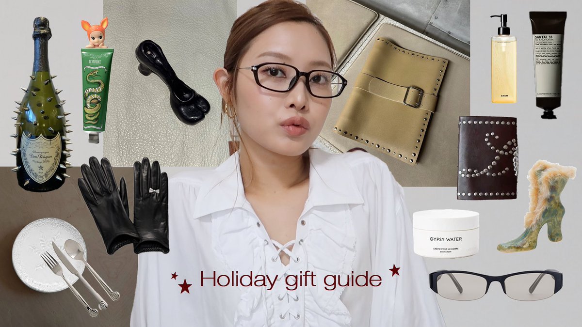 New YouTube video📹

センス抜群なホリデーギフトガイド🎄定番から変わり種まで！
youtu.be/Y4qDRgS0Y-w

久しぶりにYouTube更新しました！
今年のクリスマスプレゼントはもうみんな
決まった？？😽🎄💗
私の欲しいものもちらほら紹介してます😌
まだな方は是非参考にしてみてね🫶🏻