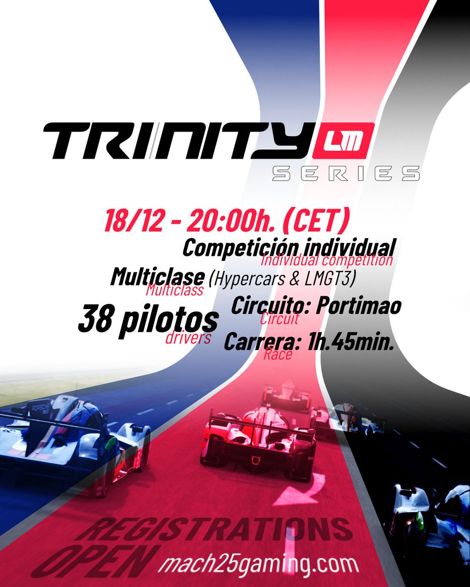 ¡Casi media parrilla completa!
No te pierdas el comienzo de algo enorme: regístrate en nuestra web y entra en la historia.