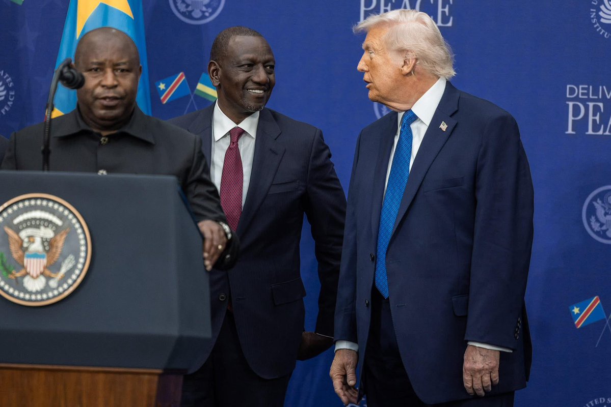 Developments and expansions like in trade and health set to come after the Washington visit will leave people like the Tribal Bigot in total shock.😂

#KenyaUsTies #TrumpEmbracesRuto Benin West Africa Aston villa