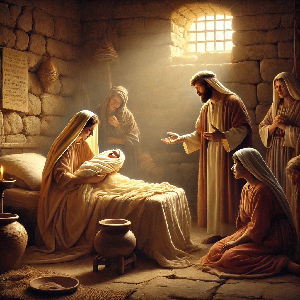 ...فقَالُوا لَهَا: لا أَحَدَ في قَرابَتِكِ يُدْعَى بِهذَا ٱلٱسْم وأَشَارُوا إِلى أَبِيهِ مَاذَا يُريدُ أَنْ يُسَمِّيَهُ فطَلَبَ لَوْحًا وكَتَب: إِسْمُهُ يُوحَنَّا. فَتَعَجَّبُوا جَمِيعُهُم وٱنْفَتح فجأة فم زكريا وانطلق لسانه وجعل يتكلم ويبارك لله
#مولد_يوحنا
#زمن_الميلاد_المجيد