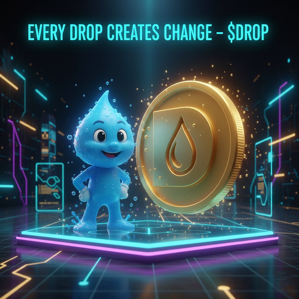 token_drop_'s tweet photo. Every Drop Creates Change.
A new force is forming inside the Solana ecosystem — and $DROP is becoming the liquid engine of a faster, smarter, decentralized future.
Purity, motion, and momentum… all flowing into one powerful wave. 💧⚡
The evolution has begun. https://t.co/cdroLjyVCQ