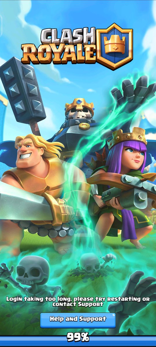 rumad0864's tweet photo. @ClashRoyale Unable to login game from two days https://t.co/KC2a8hEjc5
