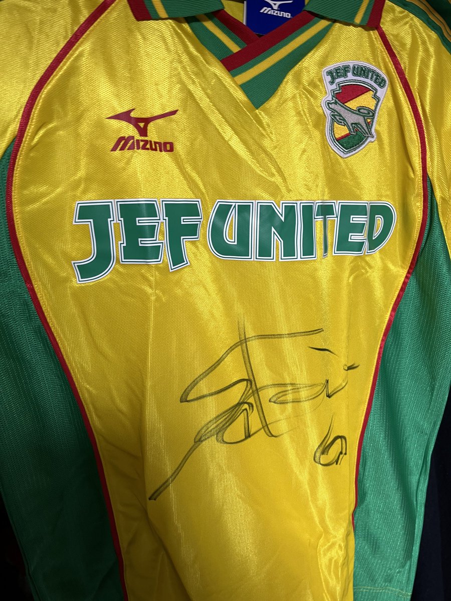 しまい込んでいたジェフのレプリカユニフォーム(99-00シーズン)を