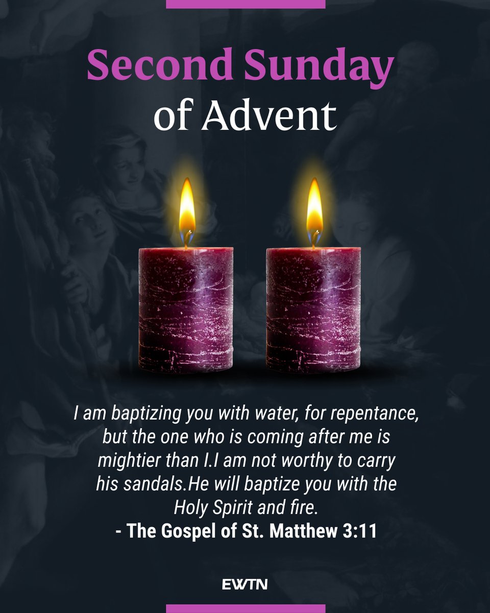 John the Baptist appeared, preaching in the desert of Judea
and saying, "Repent, for the kingdom of heaven is at hand!"
It was of him that the prophet Isaiah had spoken when he said:
"A voice of one crying out in the desert,
'Prepare the way of the Lord,
make straight his paths."