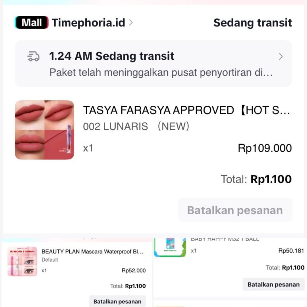 Miftiainul's tweet photo. Tiktok event Mau bagi bagi barang dg harga 100 perak aja🤩 
Ikuti tutornya nya gengs

1. klik link halaman https://t.co/lCYdKNAutE
2. klik tombol “potong harga”
3. kemudian pilih produk yg kamu mau dan share ke followers kamu

buruan ikutan
#TikTok #Giveaway https://t.co/M1ZK04DzJq