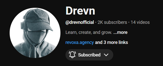Drevn_X's tweet photo. just hit 2,000 subscribers on youtube. https://t.co/ldRzqROfQR