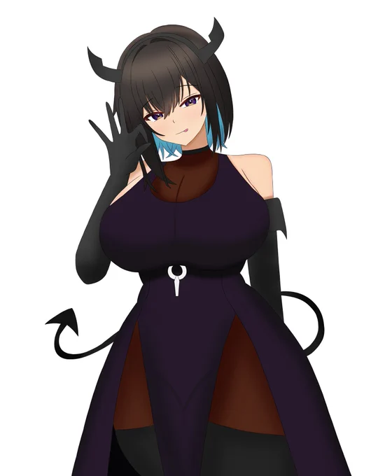 サキュバス風みさきさん #おにかき