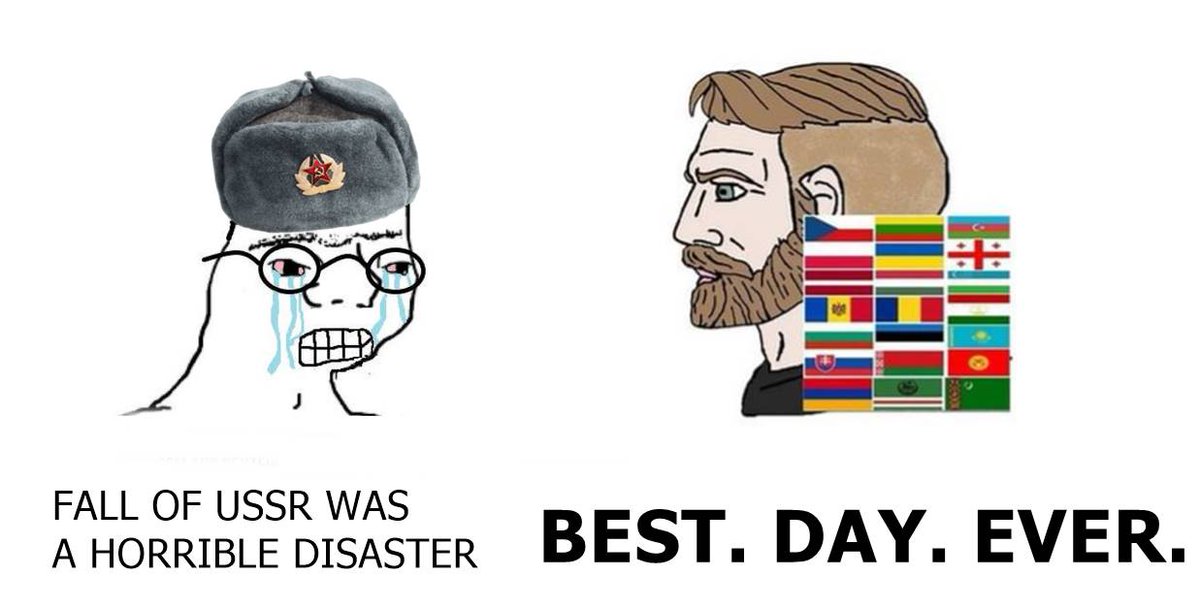 freenationsrf's tweet image. 👇The example of the collapse of the #USSR🤮 was the best thing that happened, not only to virtually all of its inhabitants (except for a few percent of the &quot;beneficiaries&quot; of the late #Soviet era, represented by the nomenklatura🤮, the #KGB🤮🤮🤮, Komsomol members🤮, &quot;military…