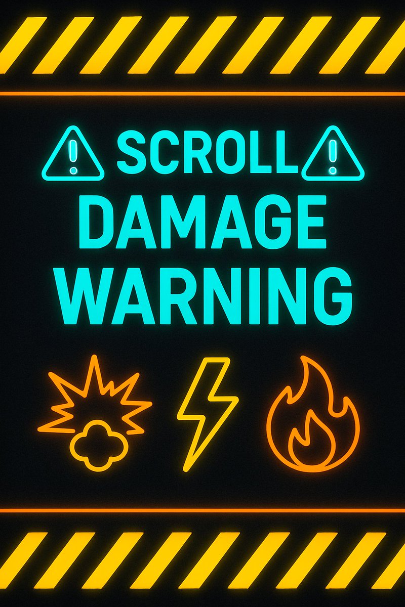 ScrollBreakerX's tweet photo. WARNING ⚠️
My posts may cause:
• Thumb freeze
• Laugh attacks
• Sudden dopamine boosts
• Dangerous amounts of motivation
Scroll at your own risk 🚀
#ScrollMenace #ScrollBreaker #MemesDaily #ViralFeed #ChaosApproved
If this stops your scroll, follow 😎⚡ https://t.co/UyWuTspXuu