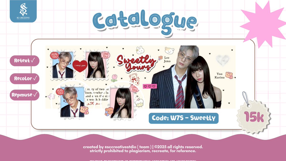 scrxfa's tweet image. Help repost? thank u 💗⭐

Hi guys, kami @sccreative2 sedang OPTIP (open titipan) dari 7 catalog layout couple. untuk detail dan lengkapnya ada dibawah ✨
yok para couple merapat 😻

📝 TNC cek ALT
#zonauang #zonaba