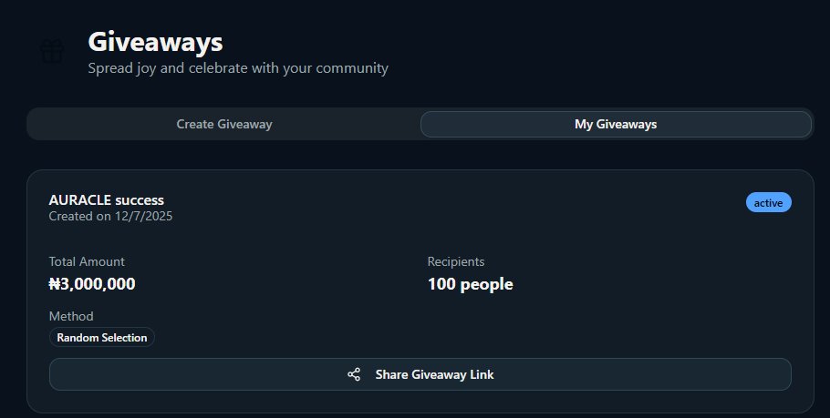 luqmanola60's tweet image. One of the coolest features on celebrateanyday.app is the Giveaway System 🎉
No more chasing people for account numbers or managing entries manually.

Participants submit their own details, you just sit back 😌

And the best part?
You can pick the winner yourself, or let the…