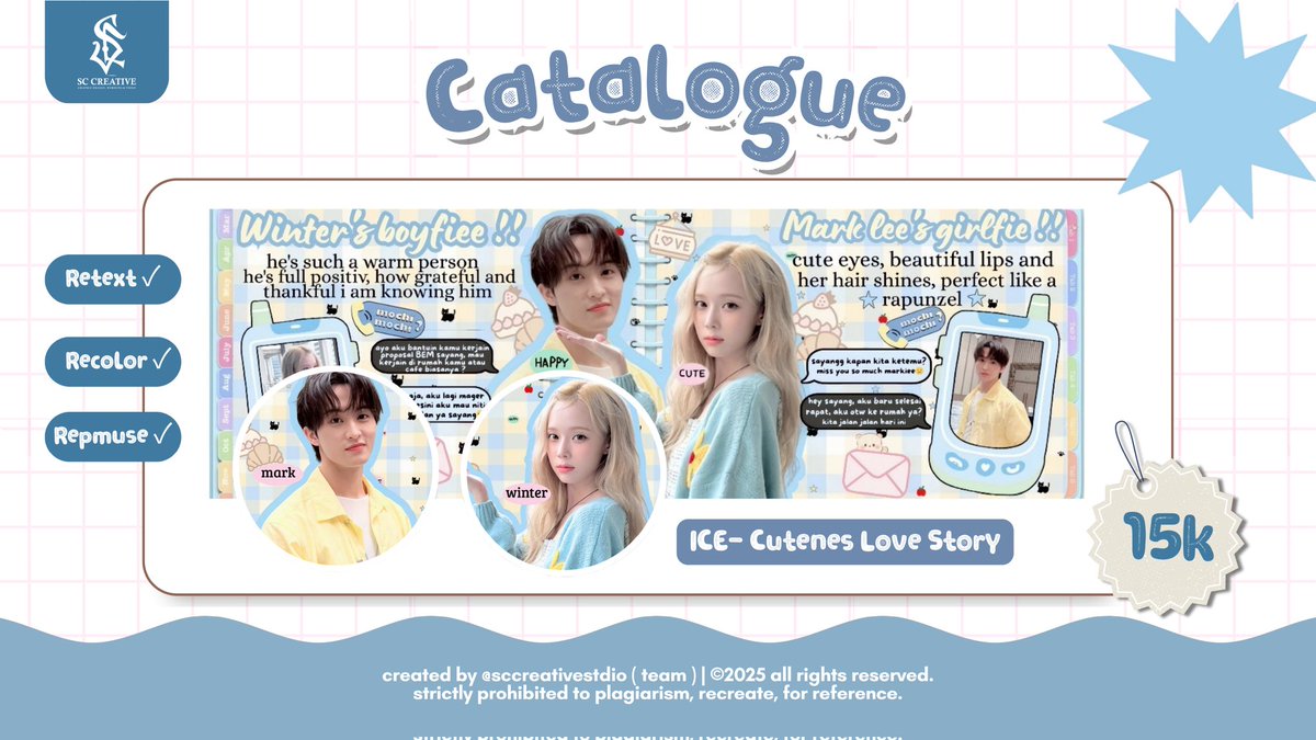 scrxfa's tweet image. Help repost? thank u 💗⭐

Hi guys, kami @sccreative2 sedang OPTIP (open titipan) dari 7 catalog layout couple. untuk detail dan lengkapnya ada dibawah ✨
yok para couple merapat 😻

📝 TNC cek ALT
#zonauang #zonaba