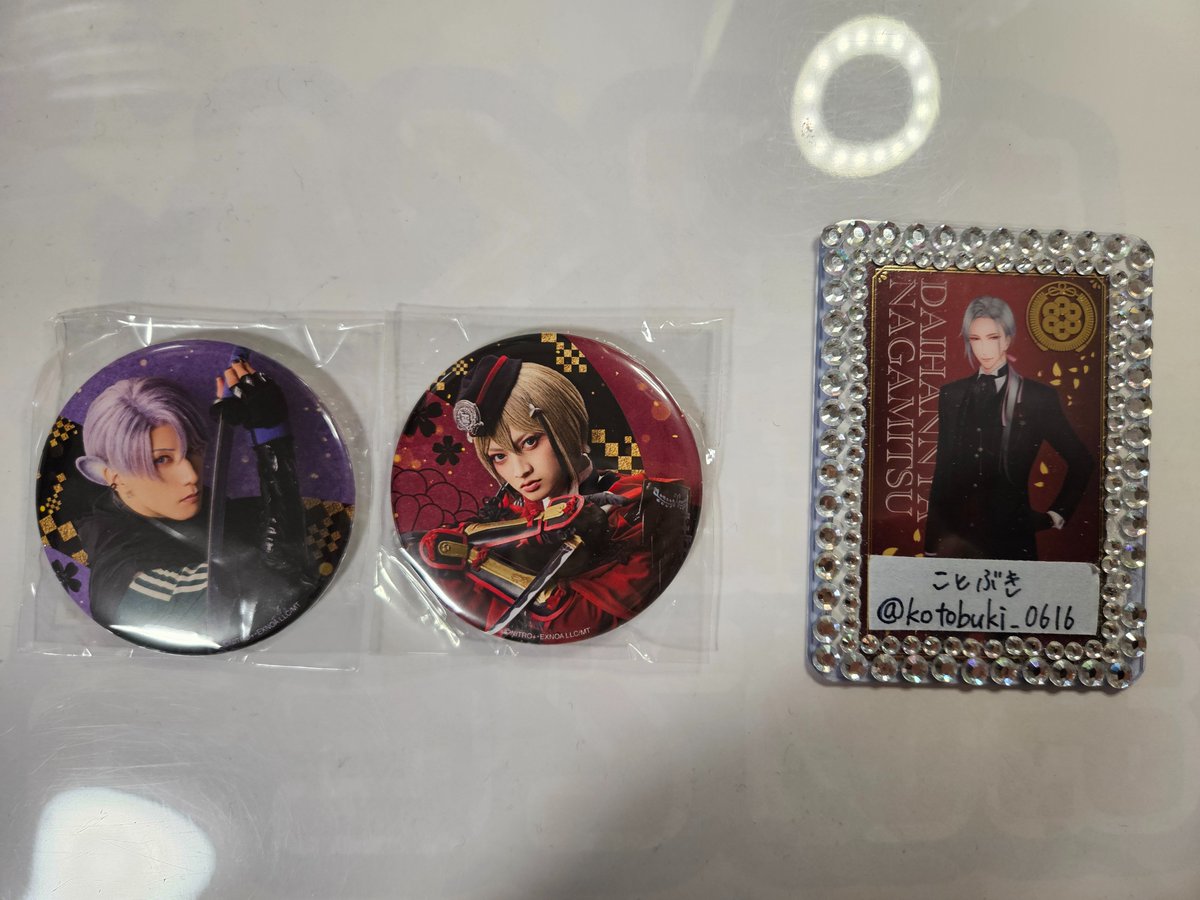 kotobuki_0616's tweet photo. 【交換】ミュージカル刀剣乱舞 刀ミュ 乱舞博覧会 メモスタンド 缶バッジ TDC

譲）★松井 ★水心子 日向 笹貫 ★五月雨

求）★長谷部、鬼丸

同記号の交換
郵送希望
初回様リトリン必読
よろしくお願いいたします。 https://t.co/w1oN2sgAiE