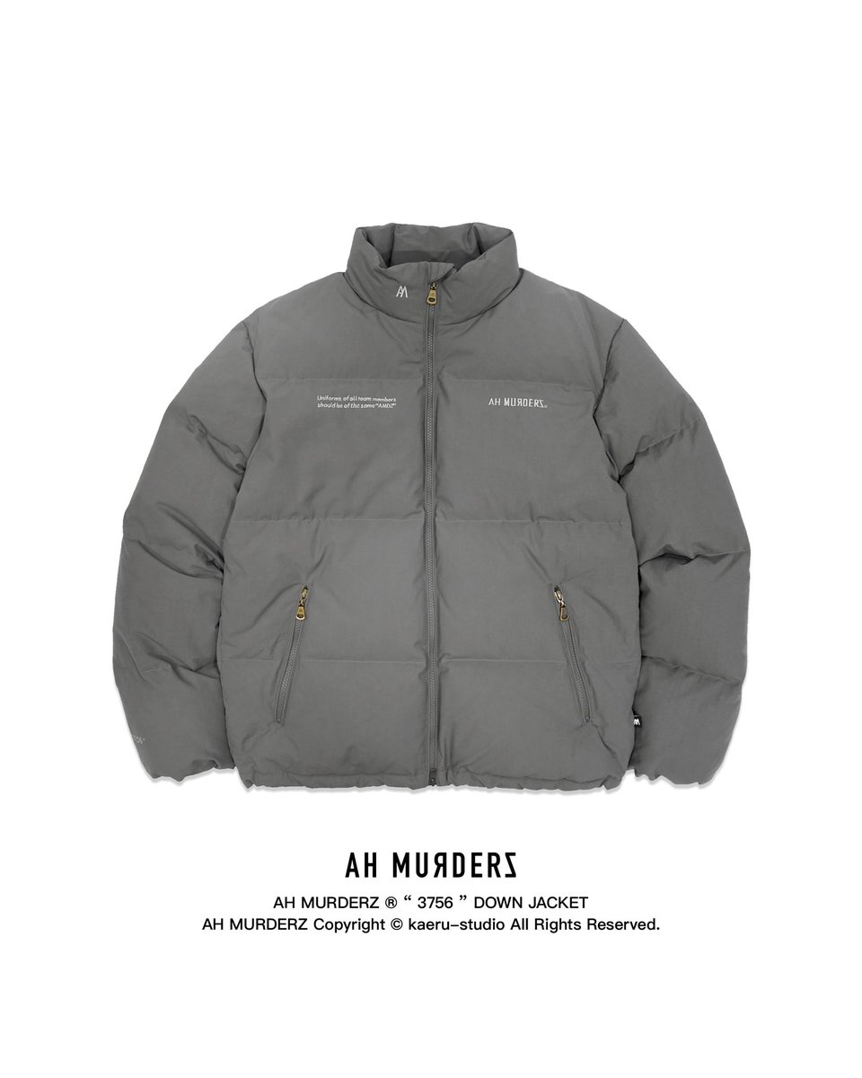 12.09 tue Release !!!!!!! AH MURDERZ “ 3756 “ DOWN JACKET ザラっと