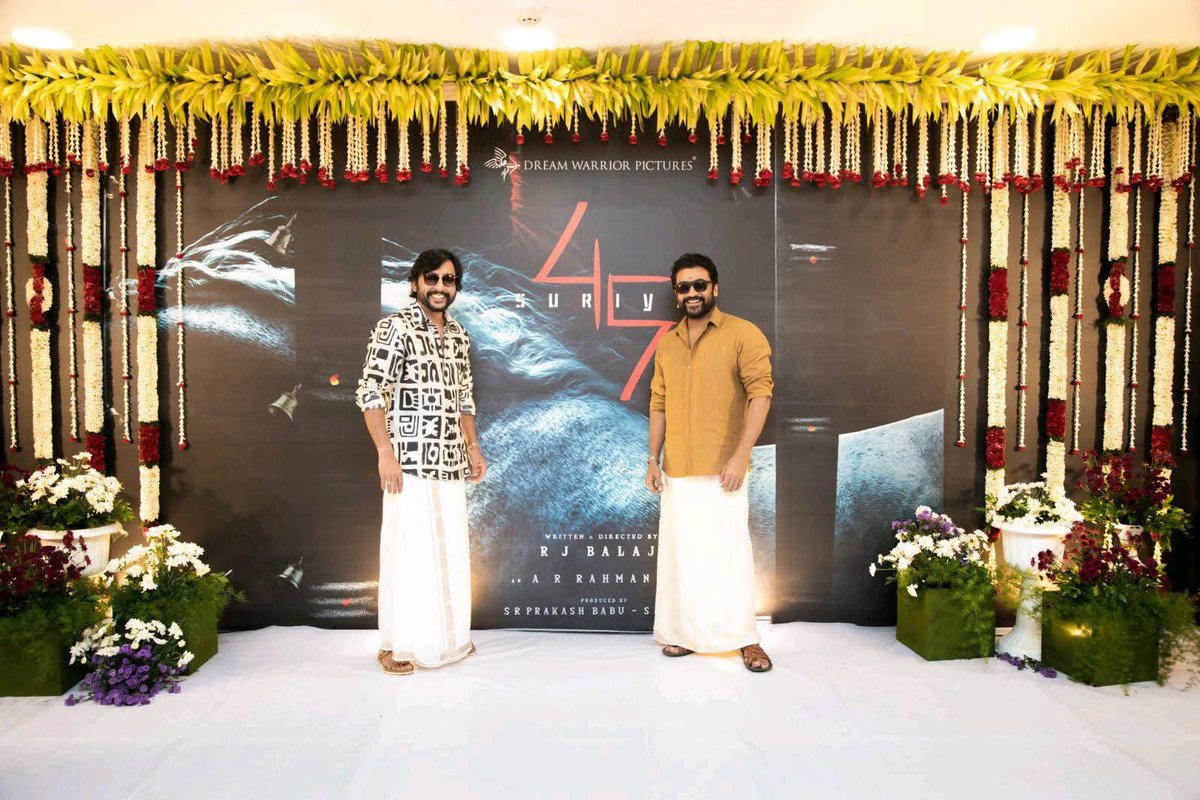 _MovieTamil's tweet photo. #Karuppu — RJBalaji "Kollywood"
#Suriya46 — VenkyAtluri "Tollywood"
#Suriya47 — JithuMadhavan "Mollywood"

#Suriya PEAK 2026 Year's Sambavam Loading 👀 https://t.co/aqRZY5k61T