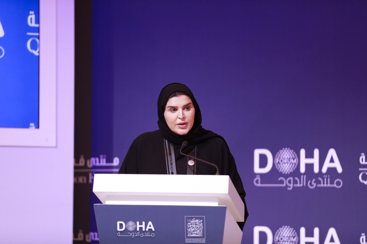 OnlineCHS_en's tweet photo. The Qatar Mediation Forum 2025 is now underway!

The opening session of #QMF2025 began with welcoming remarks by Dr. Ghassan Elkahlout, Director of CHS, in which he set out the challenges to peacemaking in today's conflicts.

This was followed by a keynote speech from H.E. Dr. Maryam Al-Misnad @MANAlMisned, Minister of State for International Cooperation. She emphasised the importance of dialogue for humanitarian diplomacy, the multiple pathways to peace, and the need to focus on mediation practice. 

#QMF2025 #QatarMediationForum #Doha_Forum