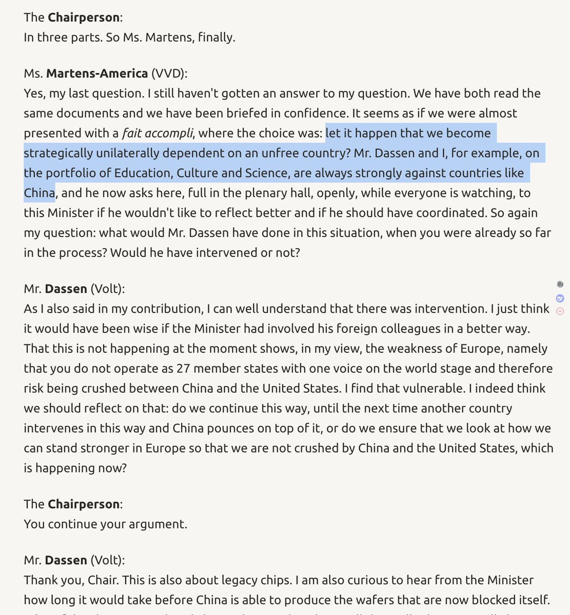 Texte intégral, si vous en avez besoin
À vrai dire, il semble que Karremans soit un Néerlandais particulièrement stupid
