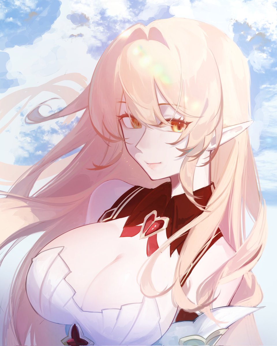 i hate her hat 💔 #Alice #GenshinImpact #illustration #artmoots #artist