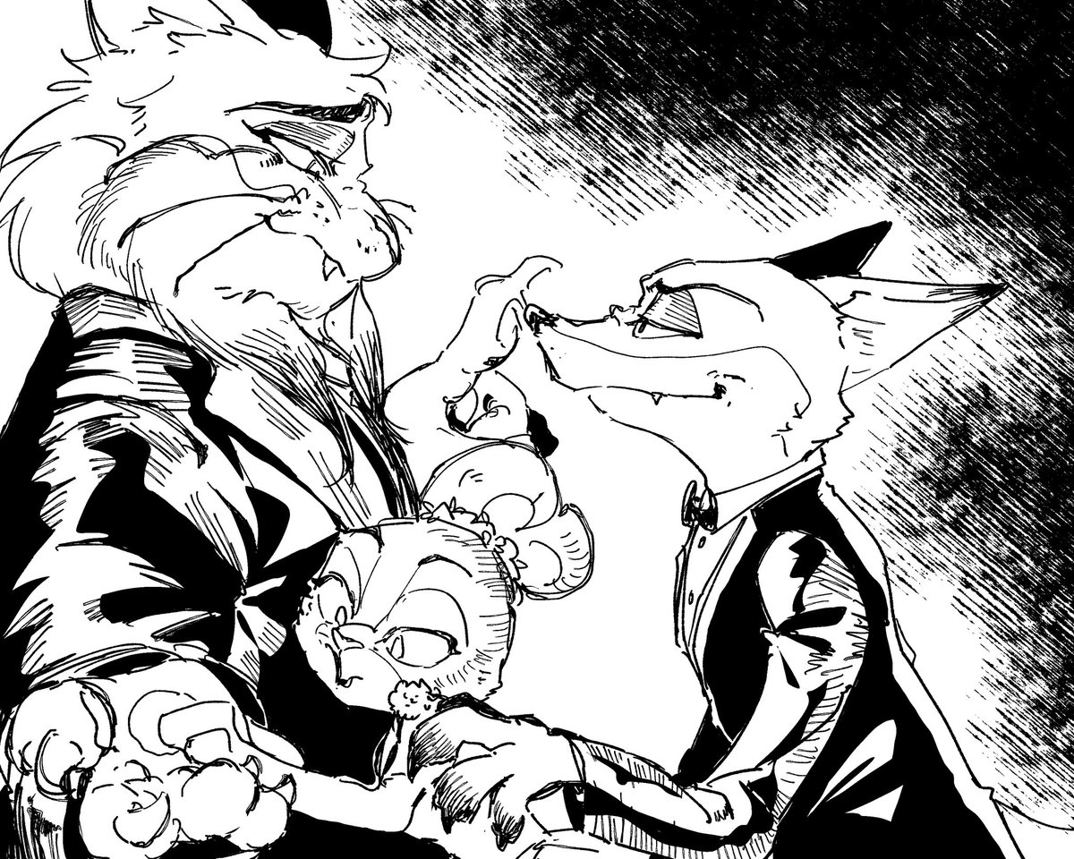 🐱🐰🦊
「她有舞伴了」
#zootopia2 #Pawbert