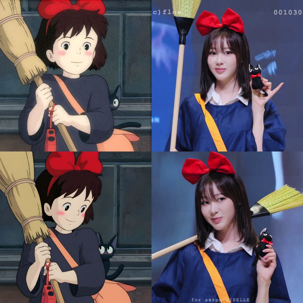 urmoon_aeri's tweet image. GISELLE

anime                                       real life