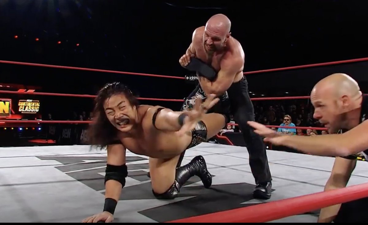 The layers to Jon Moxley matches man. Match of the tournament so far. Phenomenal selling. He may not be as naturally gifted or athletic as some of your faves but goddamn the man has championed wrestling psychology. Other worldly talent. BITW.