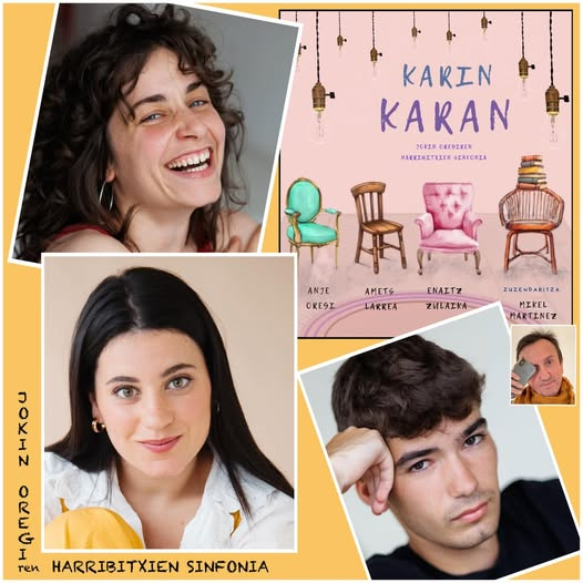 GAUR!!!, hilak 7, <a href="/durangokoazoka/">Durangoko Azoka</a> n  
KARIN-KARAN, Errealitatean ezkutatzen diren harribitxiak. Jokin Oregi teatrogilearen istorio laburrak, poetikoak, barregarriak, kritikoak, hunkigarriak…  
#Szenatokia 12:30 eta  17etan