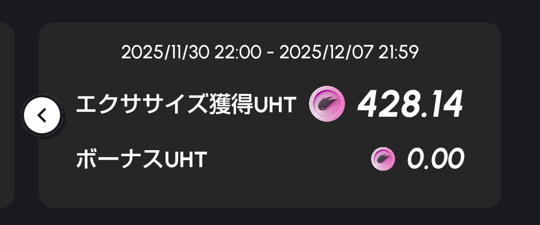 TryToDoGameFi's tweet image. #HEAL3 でS級になって初めての１週間

なんとか400UHTを達成🙌

先週分のエナジーを回せてないから不安だったけど、S級になるとcommonマップが出ないので稼ぎやすいですね！

Legendaryマップの出現率が上がって2回も出たので達成できました！
