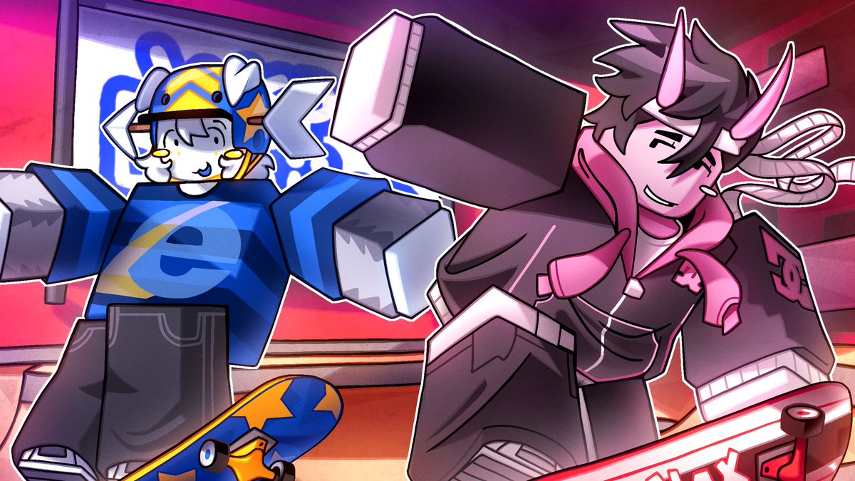 Wsp_Benjiyo's tweet image. sick trick zac- i mean skeet ^_^&quot; #itzskeet_playz #robloxart