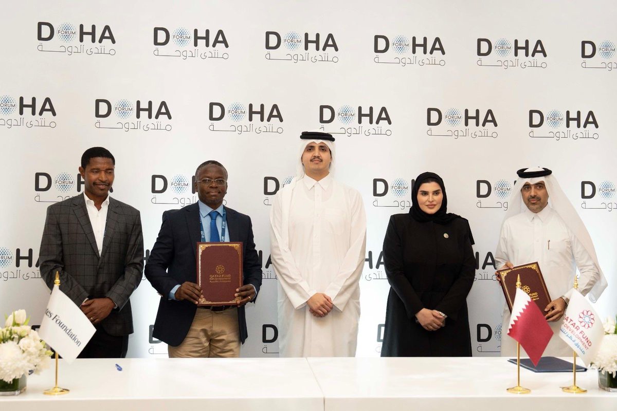 qatar_fund's tweet image. QFFD has signed a USD 2,754,061 grant agreement with Amref Health Africa to support the Urban Health Project in the Republic of Kenya. The initiative aims to enhance primary healthcare services and expand access to essential water, sanitation, and hygiene (WASH) services,